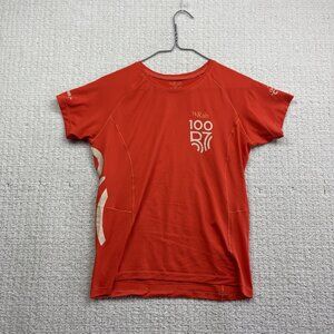 Rab x Les 100 à B7 x Argon 18 Womens Size S Cycling Tech jersey Orange Quebec